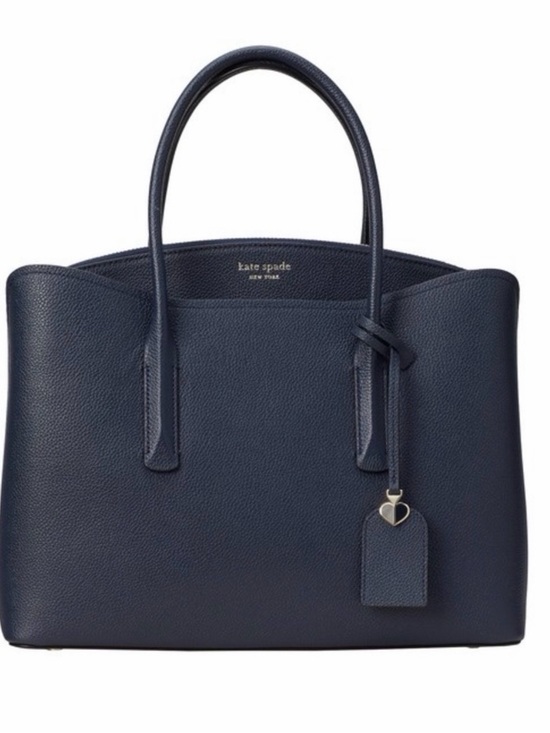 kate spade Handbags - Kate Spade Large Margaux Satchel in Navy